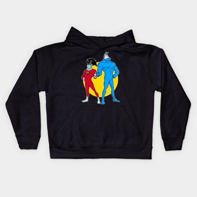 Freakazoid n The Tick Kids Hoodie by AlanSchell76